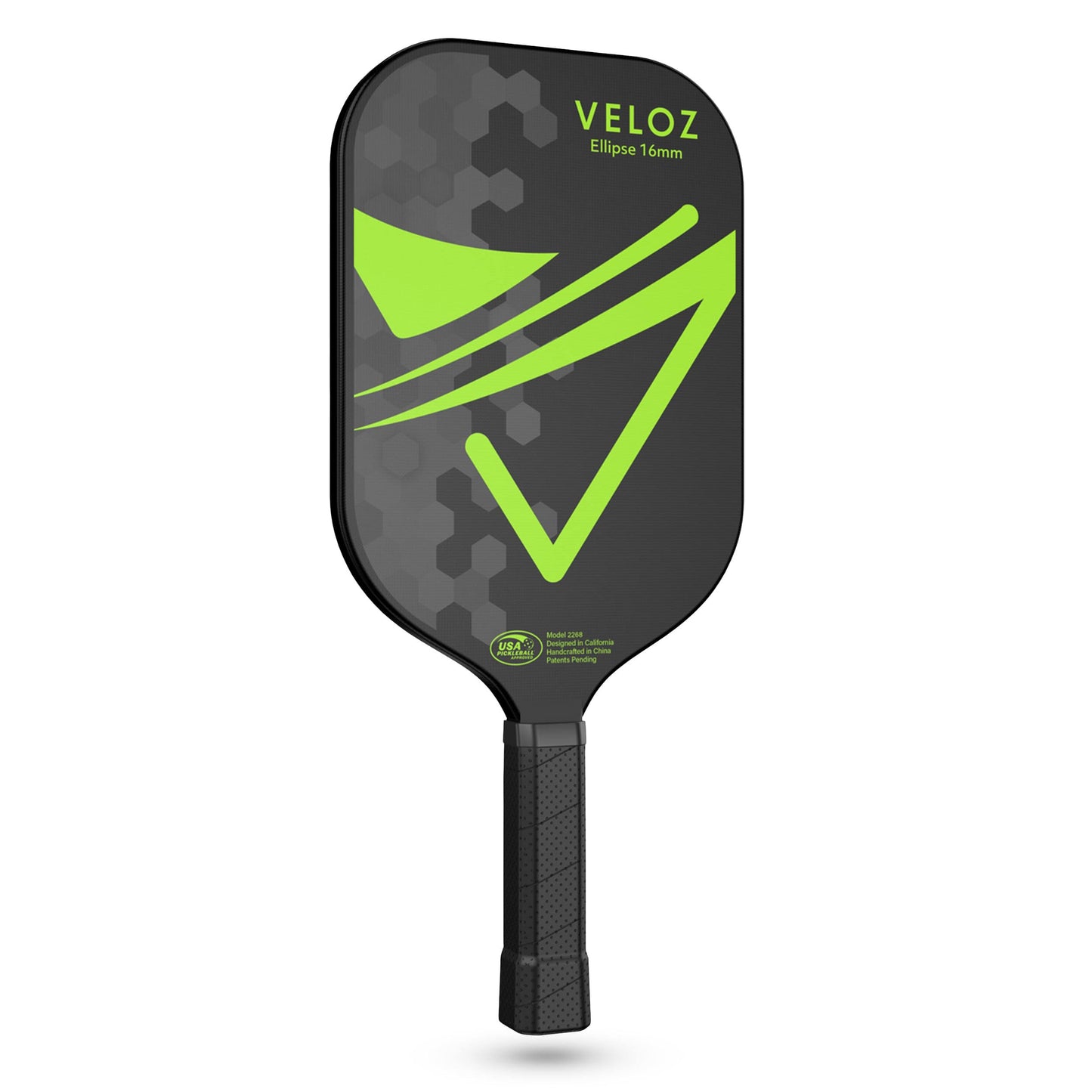 Veloz Quadra 13mm Pickleball Paddle 13mm / Black