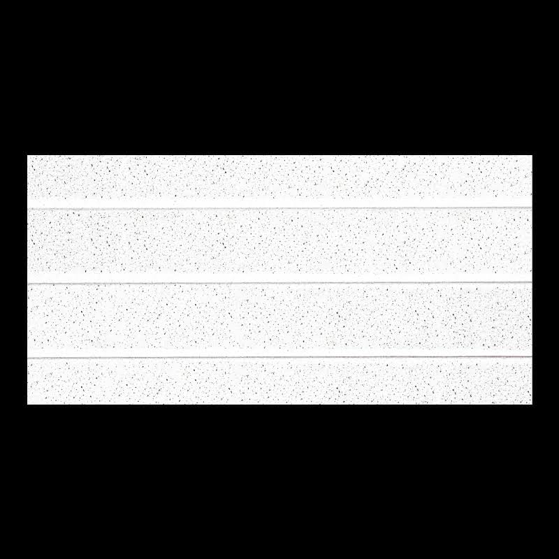 ARMSTRONG 1762C 48Lx24W Ceiling Tile Fine Fissured, Mineral Fiber, 10PK