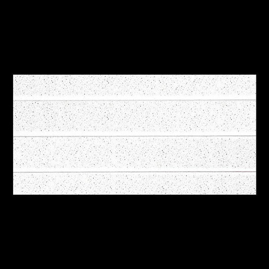 ARMSTRONG 1762C 48Lx24W Ceiling Tile Fine Fissured, Mineral Fiber, 10PK