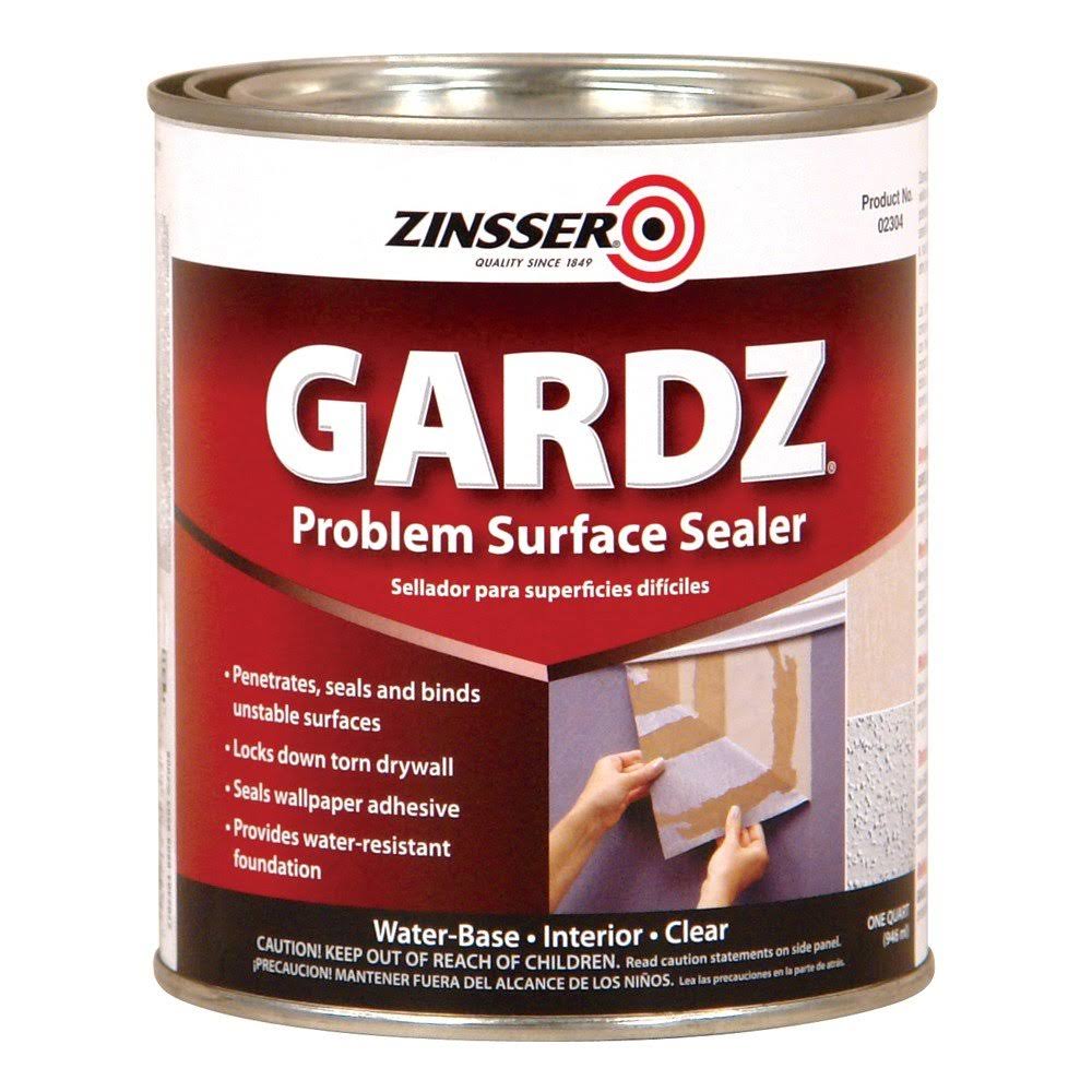 Zinsser Gardz 1 qt. Clear Water-based Interior Problem Surface Sealer