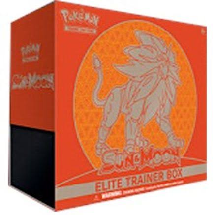 2017 Pokemon Sun & Moon Elite Trainer Box [Solgaleo] SM Base Set