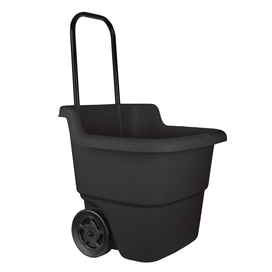 Suncast 15 Gallon Lawn and Garden Cart Black, Lc1250bk, Size: 7 in