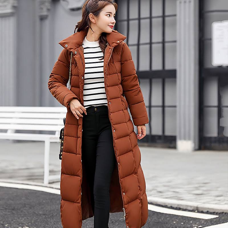 Womens Winter Jacket Puffer Jacket Hoodie Jacket Outdoor Street Daily Winter Fall Long Coat Regular Fit Windproof Warm Sports Streetwear Casual