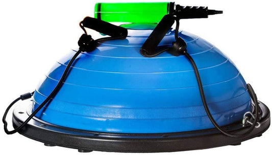 Balance Exercise Ball 20 inch Diameter with Resistance Bands and Pump