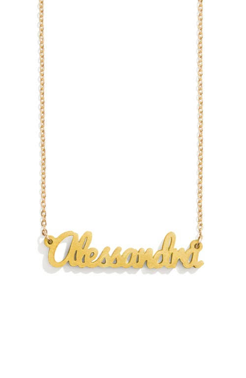 BaubleBar Personalized Pendant Necklace