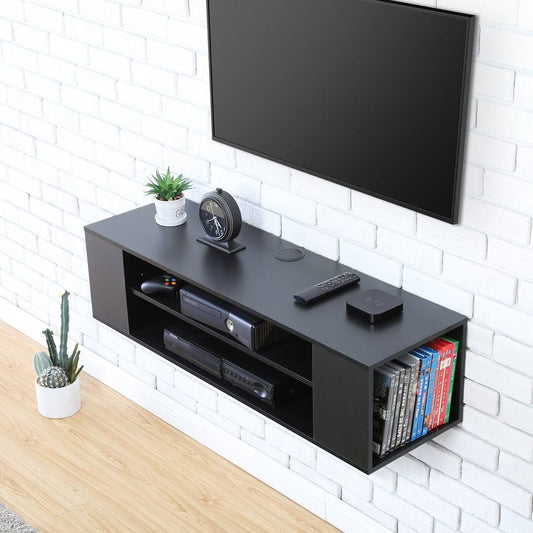 3 Piece Square Floating Shelf with Adjustable Shelves Latitude Run