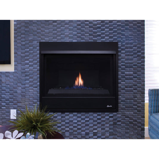 Superior 33 Direct Vent Contemporary Gas Fireplace DRC2033 Rear Vent