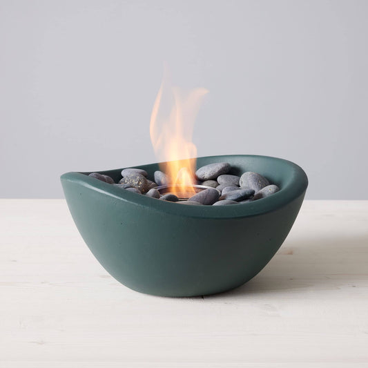 TerraFlame Table Top Fire Bowl - Wave