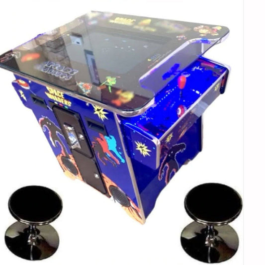 AB Video Arcades | Cocktail Table Arcade 412 Games | Commercial Grade Left Handed and Right Handed Version, Black