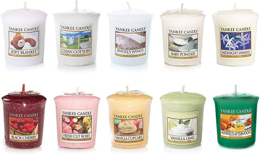 Yankee Candle Value Bundle with 10 Votive Scented Candles