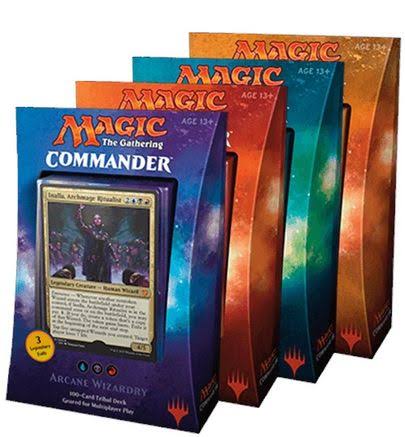 2017 Magic: The Gathering Commander 2017 - Set of 4 Commander 2017