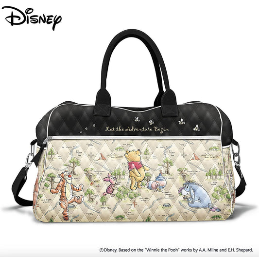 The Bradford Exchange Disney Winnie The Pooh Quilted Weekender Bag