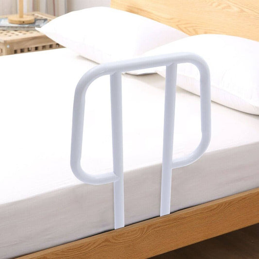 Carbon Steel Bed Rails for Seniors Elderly Adults White