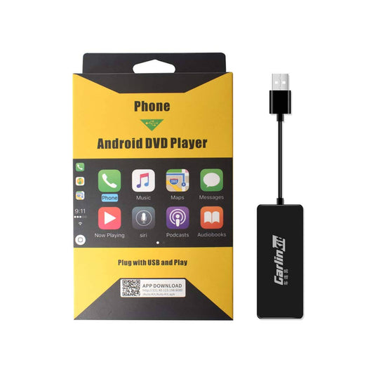 CarlinKit Wired CarPlay Dongle Android Auto for Car Radio with Android System Version 4.4.2 and Above