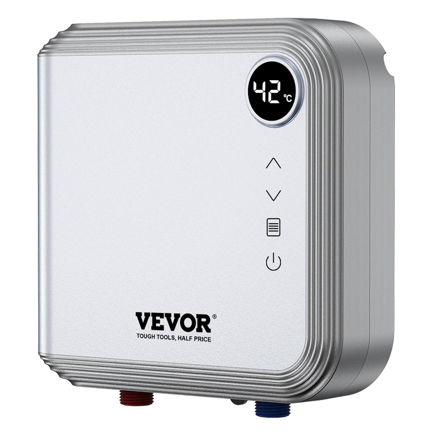 VEVOR Tankless Water Heater Electric, 7kW on Demand Instant Under Sink Water Boiler, Digital Temperature Display & Easy Install