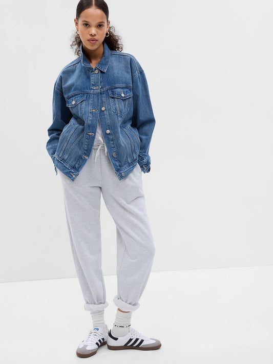 Womens Oversized Icon Denim Jacket by Gap