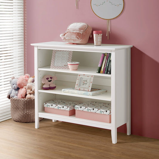 Alaterre Simplicity Under Window Bookcase, White