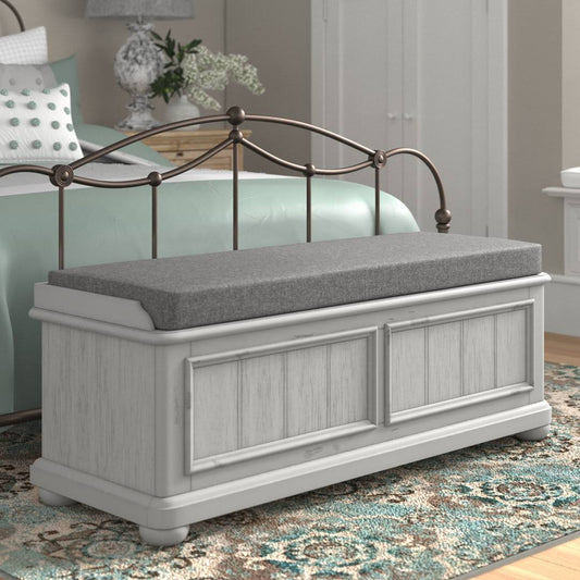 Towler Upholstered Wood Flip Top Storage Bench Laurel Foundry Modern Farmhouse