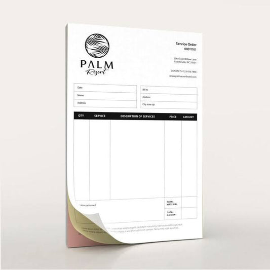 Carbonless Sales Receipts - 500 qty