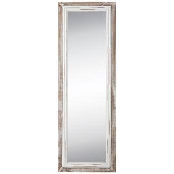 Whitewash Wood Wall Mirror