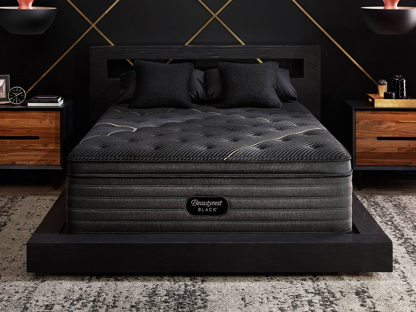 Beautyrest Black K-Class 15.75 Firm Pillow Top Mattress | Cal King