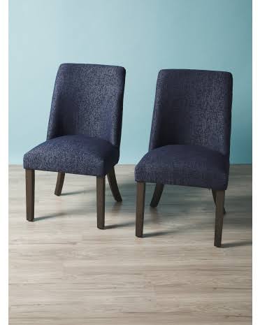 2-Pack 36.5 in. Performance Fabric Upholstered Dining Chairs