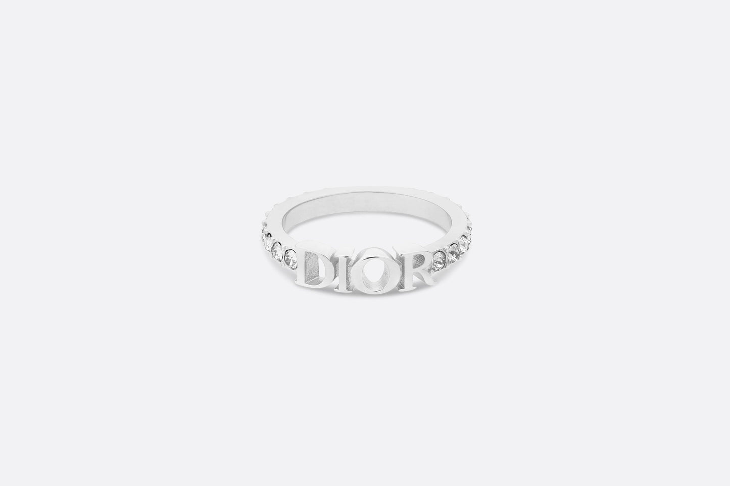 Women DIOR Dio evolution Ring Silver-finish Metal With White Crystals