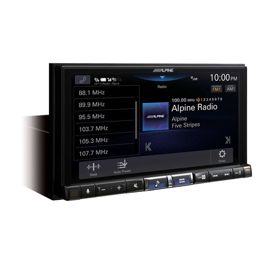 Alpine ILX-507 7 inch Digital Multimedia Receiver and HCE-C1100 Backup Camera