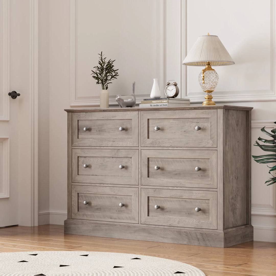 Alizai 6 Drawer 47.2 W Double Dresser Lark Manor