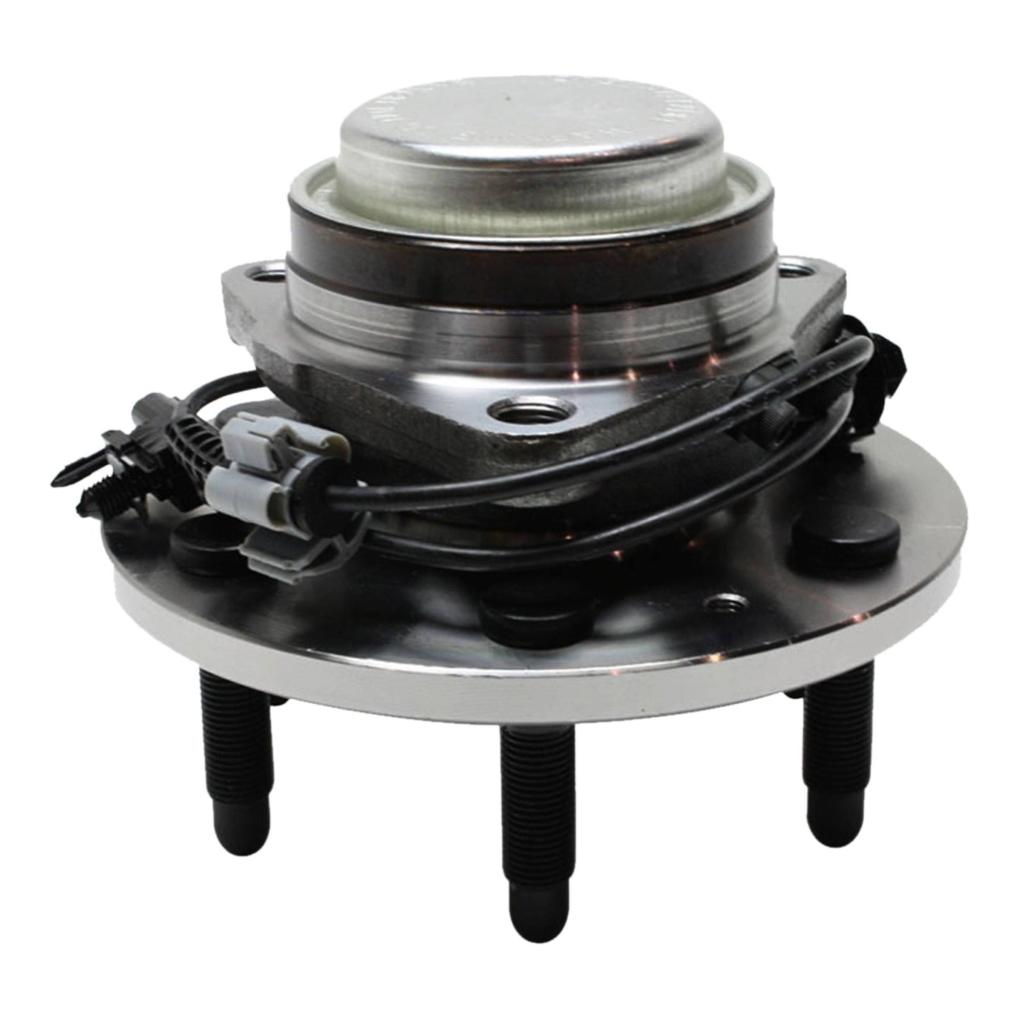 TrueDrive Front, Driver or Passenger Side Wheel Hub, with Bearing, with Sensor, 6 x 5.5 in. Bolt Pattern, Rear Wheel Drive