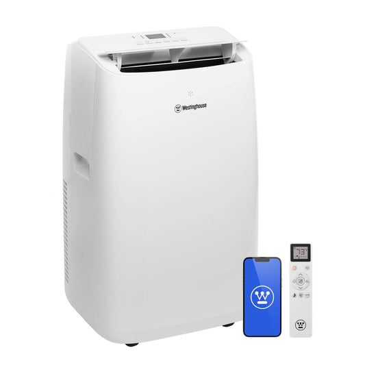 Westinghouse 14,000 BTU Portable Air Conditioner with Heat & Dehumidifier, Remote and Smart App