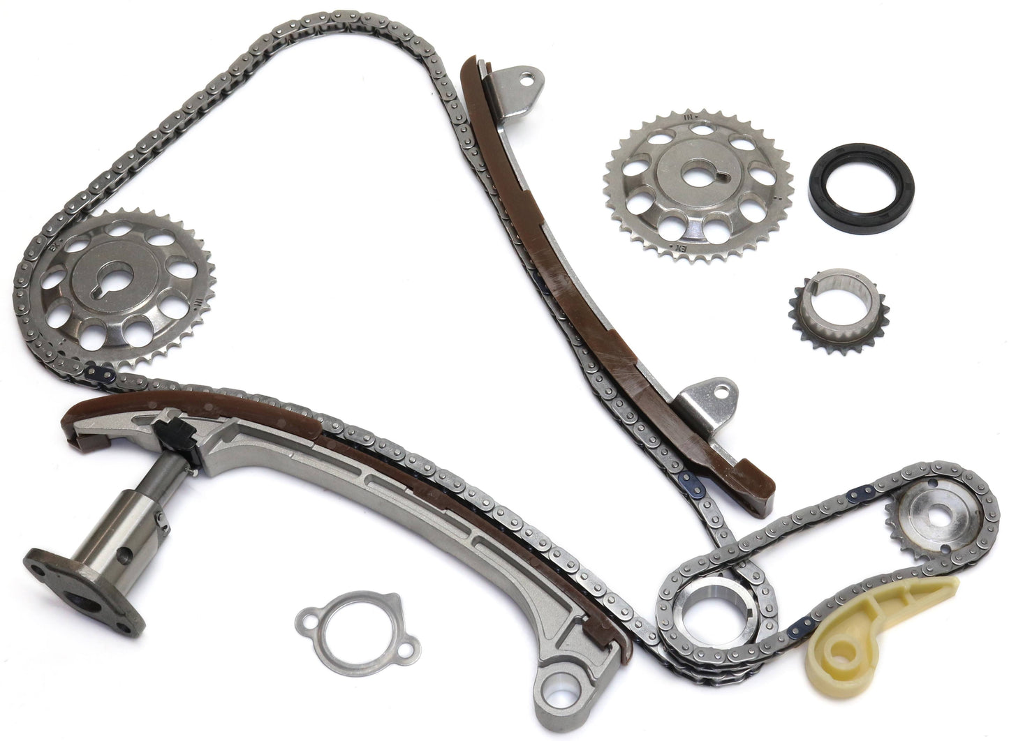 Timing Chain Kit Compatible with 2009-2010 Toyota Corolla Pontiac Vibe 4cyl 2.4L, REPT300101