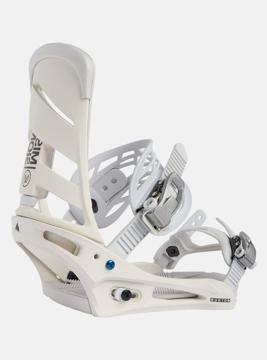 Burton Mission Re:Flex Snowboard Bindings - Stout White L