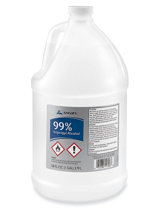 Uline 99% Isopropyl Alcohol 1 Gallon Bottle