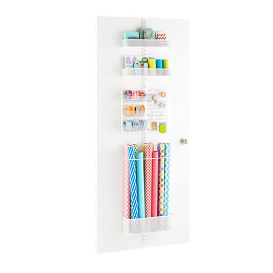 The Container Store Elfa Utility Mesh Gift Packaging Over the Door Rack